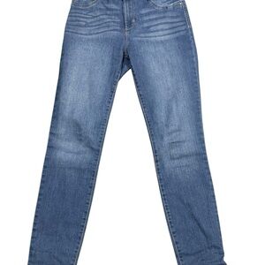 Stylish Blue Straight Leg Women's Jeans